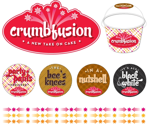 crumbfusion Logo and Packaging System