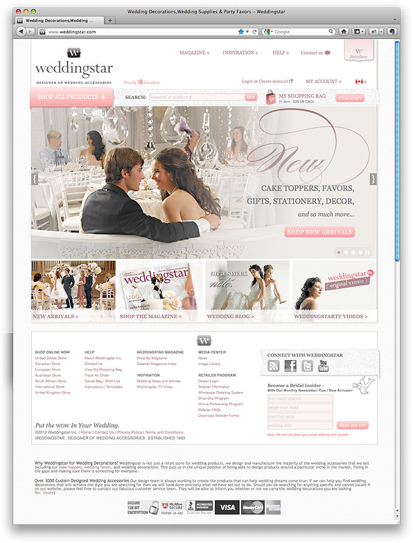 weddingstar.com Home Page